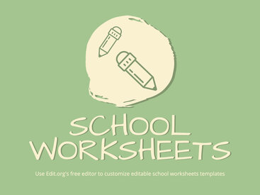 Printable Preschool Worksheet Templates