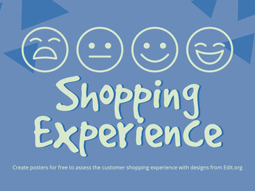 Rate Your Experience Poster Templates