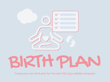 Free Birth Plan Templates