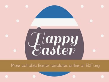 Free Editable Easter Templates