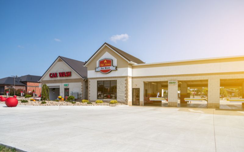 exterior of sgt. clean's car wash in Green, OH