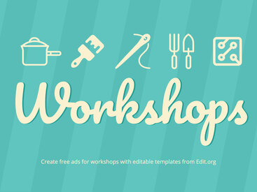 Editable Workshop Flyer Templates Free