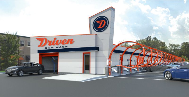 driven car wash building