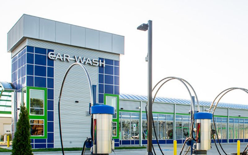 exterior of star car wash