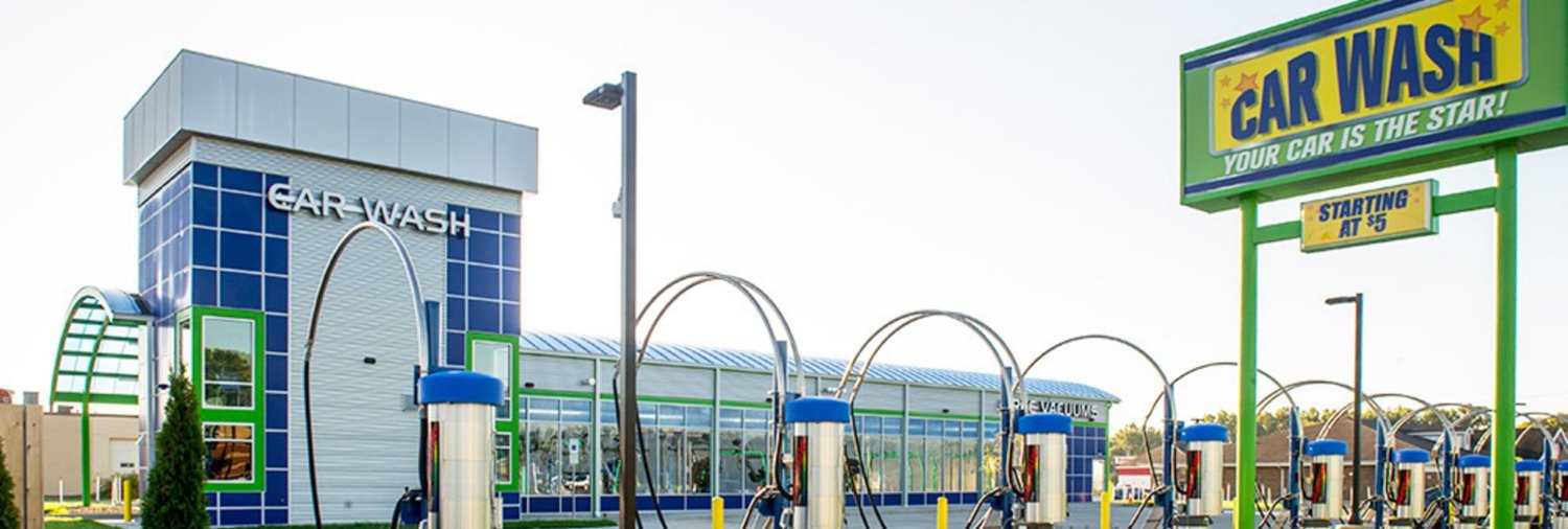 exterior of star car wash