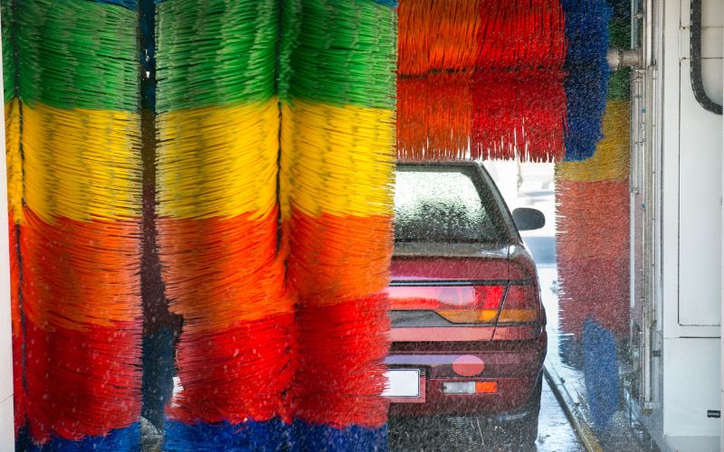 colorful in bay wash