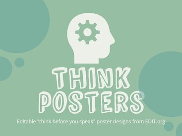 Create Think Poster for Classroom Online