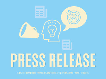 Free Press Release Templates