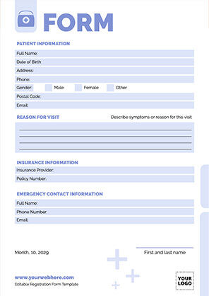 Printable Form template free