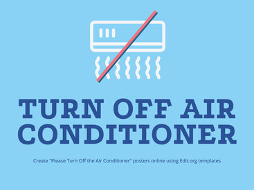 Turn Off the Air Conditioner posters