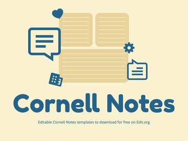 Free Cornell Notes Templates