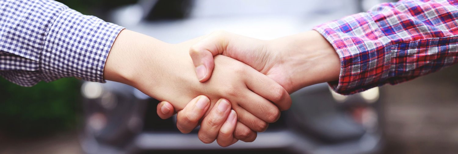 person shaking hands