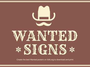 Free Wanted Poster Generator