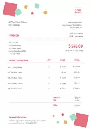 Edit an invoice