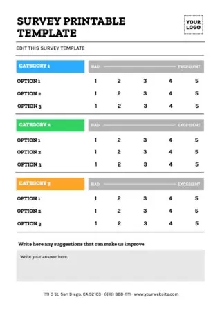 Edit a survey