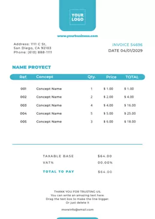 Edit an invoice