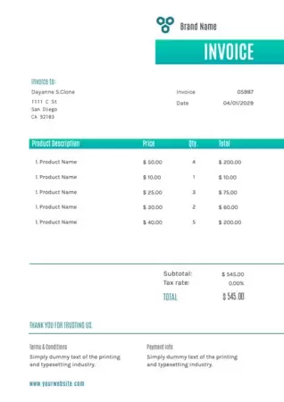 Edit an invoice