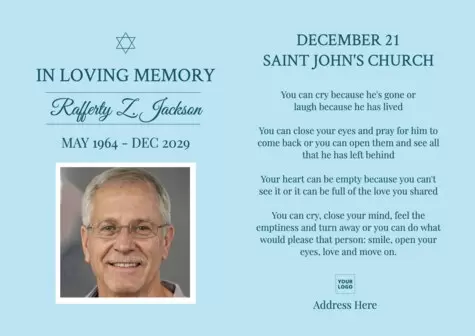Edit an obituary card