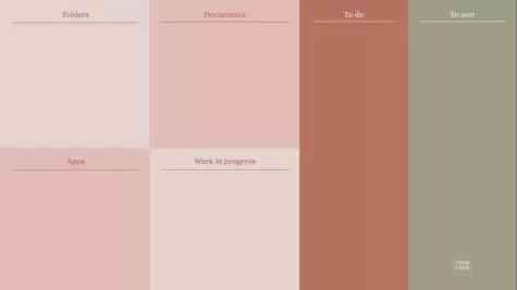 Edit a desktop wallpaper organizer