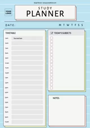 Edit a daily planner