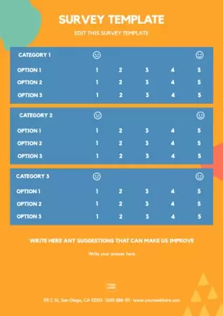 Edit a survey