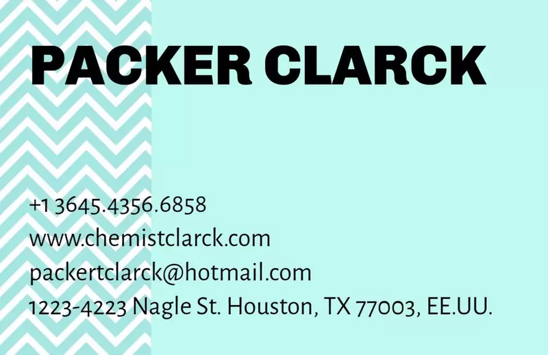 business card blue template 