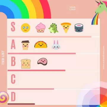 Edit a tier list blank template