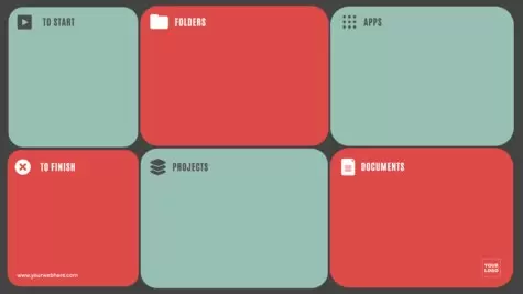 Edit a desktop wallpaper organizer