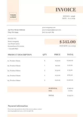 Edit an invoice
