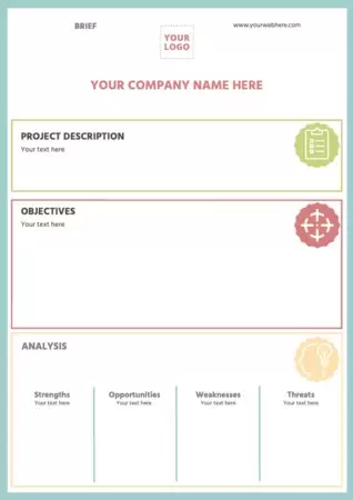 Edit a creative brief sample
