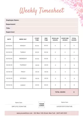 Edit a timesheet