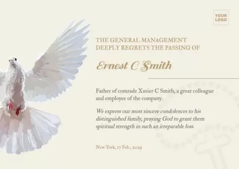 Edit an obituary card