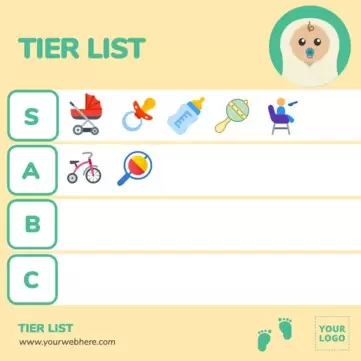 Edit a tier list blank template