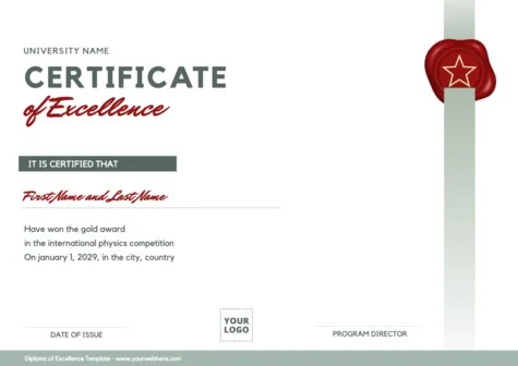 Create my diploma or certificate