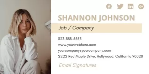 Edit an email signature