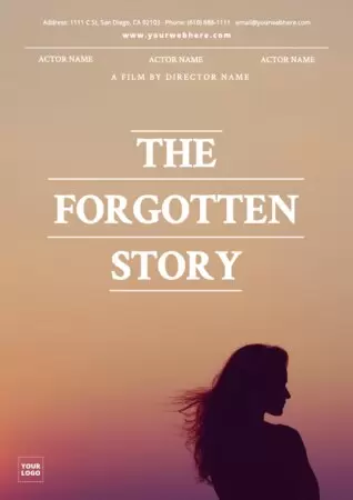 Edit a movie poster