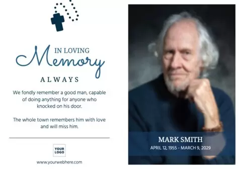 Edit an obituary card