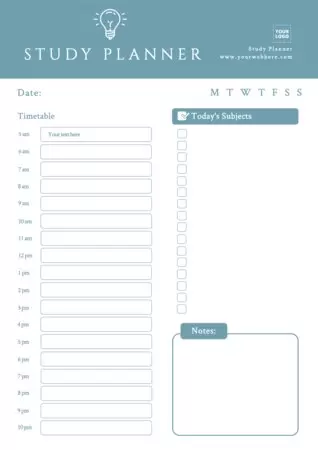 Edit a daily planner