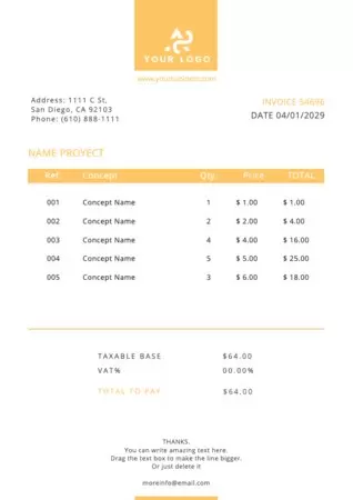 Edit an invoice