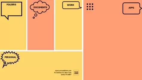 Edit a desktop wallpaper organizer
