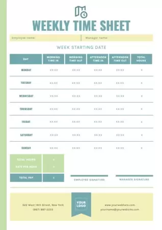 Edit a timesheet