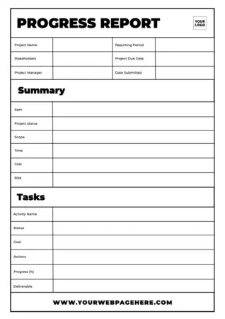 Design a report document