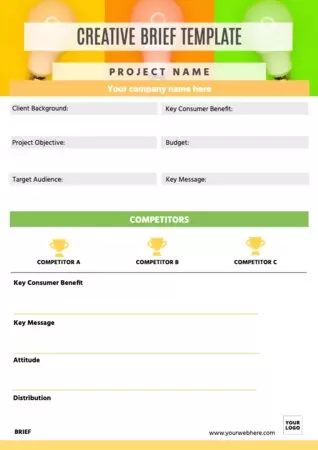 Edit a creative brief sample