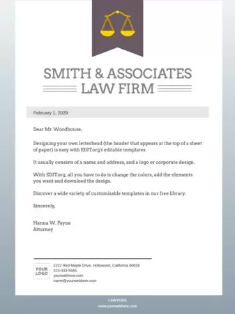 Edit a letterhead