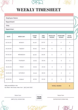 Edit a timesheet