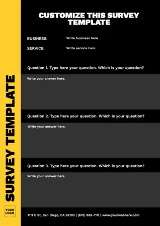 Edit a survey