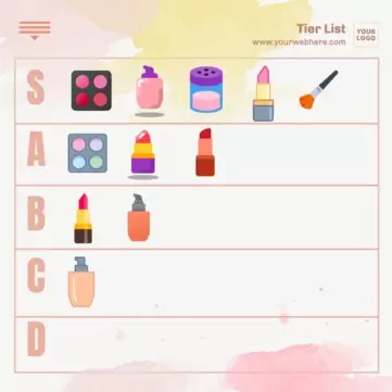 Edit a tier list blank template