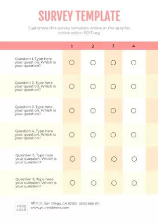 Edit a survey