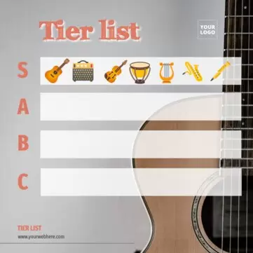 Edit a tier list blank template
