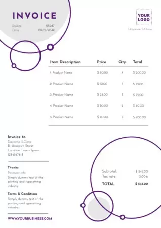 Edit an invoice